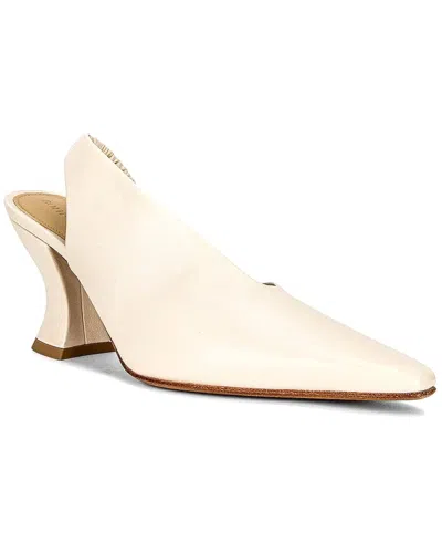 Bottega Veneta 85mm Leather Pump In White