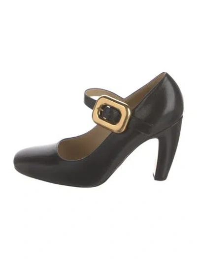 Pre-owned Bottega Veneta Leather Pumps W/ Tags In Black
