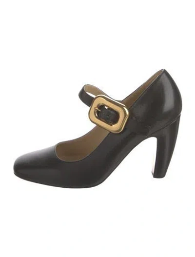 Pre-owned Bottega Veneta Leather Pumps W/ Tags In Black