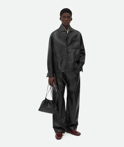 BOTTEGA VENETA CHEMISE DE PYJAMA EN CUIR