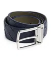 Bottega Veneta Leather Reversible Intrecciato Belt