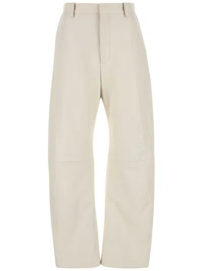 Bottega Veneta Pants In White