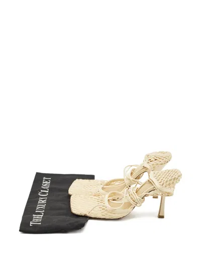 Pre-owned Bottega Veneta Leather Sandals In Neutral
