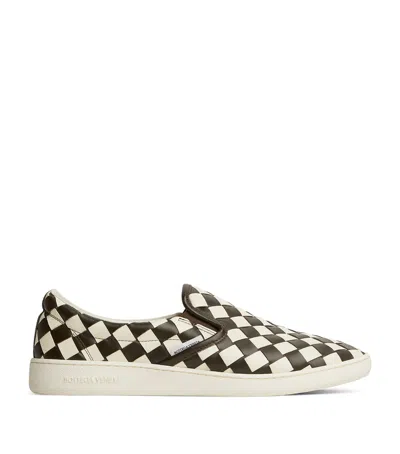BOTTEGA VENETA LEATHER SAWYER SNEAKERS