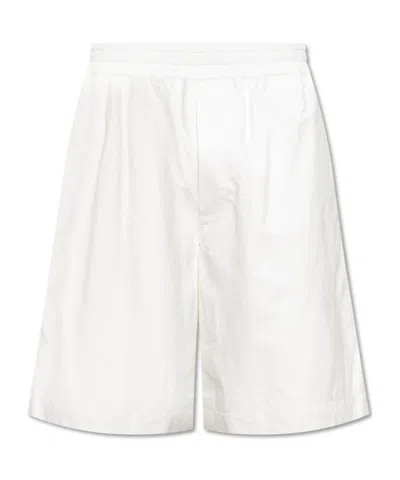 Bottega Veneta Wide-leg Shorts In White