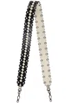 Bottega Veneta Leather Shoulder Strap In Black