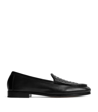 Bottega Veneta Leather Silenzio Loafers In Brown