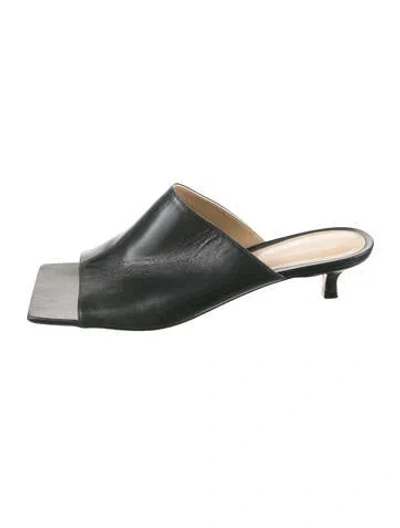 Pre-owned Bottega Veneta Leather Slides In Brown