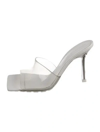 Pre-owned Bottega Veneta Leather Slides In White