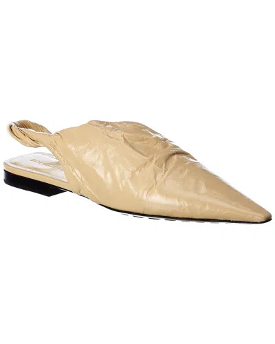 BOTTEGA VENETA BOTTEGA VENETA LEATHER SLINGBACK FLAT
