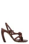 Bottega Veneta Jimbo Slingback Sandal In Brown