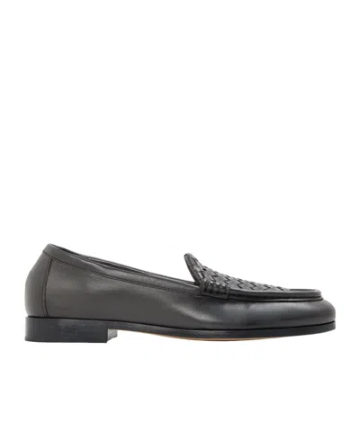 Bottega Veneta Leather Slip-on Loafer In Black