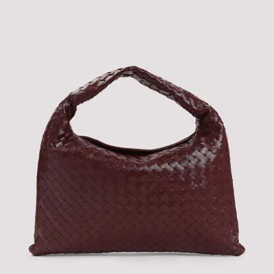 Bottega Veneta Calfskin Hop Shoulder Bag In Brown