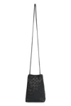 Bottega Veneta Leather Smartphone Case In Black