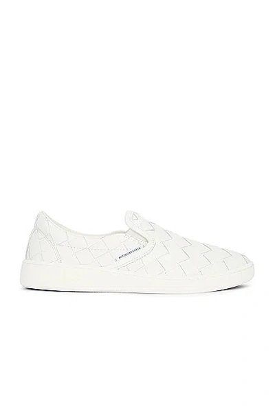Bottega Veneta Leather Sneaker In White