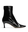 Bottega Veneta Leather Sofia Ankle Boots 60 In Black