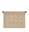 Bottega Veneta Leather Solstice Card Holder In Neutral