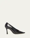 Bottega Veneta Scarpe Con Tacco Sofia In Pelle Verde Scuro Donna