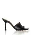 Bottega Veneta Stretch Leather Sandals In Black