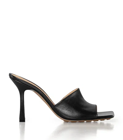 BOTTEGA VENETA LEATHER STRETCH MULES 90