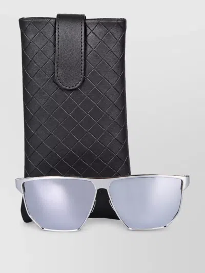 Bottega Veneta Leather Sunglasses