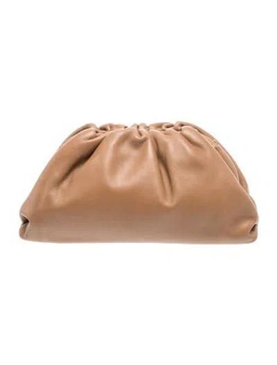 Pre-owned Bottega Veneta Leather The Pouch 2023 In Brown