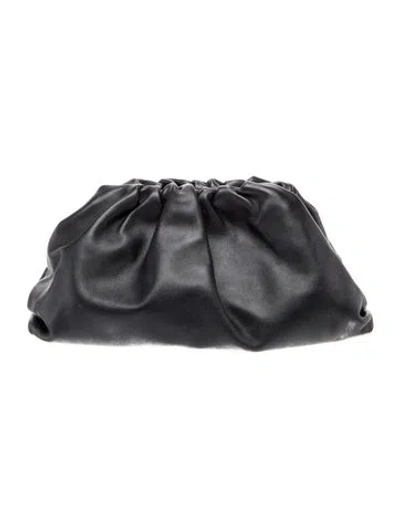 Pre-owned Bottega Veneta Leather The Pouch In Black