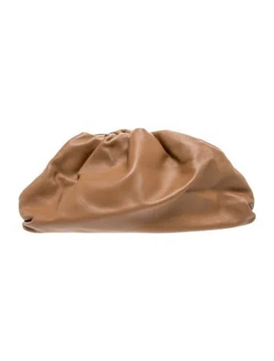 Pre-owned Bottega Veneta Leather The Pouch In Brown