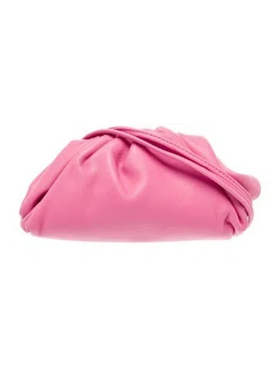 Pre-owned Bottega Veneta Leather The Pouch Extra Mini In Pink