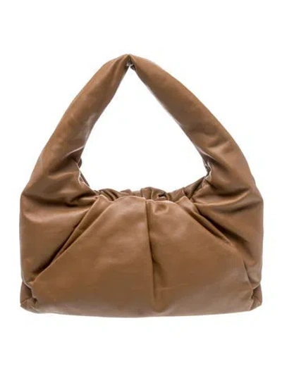 Pre-owned Bottega Veneta Leather The Pouch In Neutral
