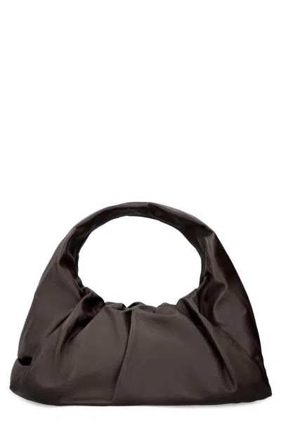 Bottega Veneta Leather The Shoulder Pouch In Brown