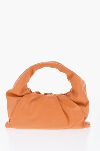 Bottega Veneta Leather The Shoulder Pouch Hobo Bag In Orange