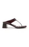 Bottega Veneta Square Toe Quilted Block Heel Sandals In Black
