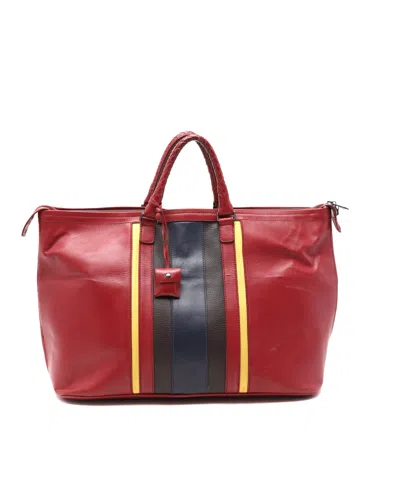 Bottega Veneta Leather Tote Bag In Multi