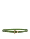 Bottega Veneta Women Grasp Belt. In Verde