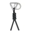 Bottega Veneta Leather Triangle Knot Keyring