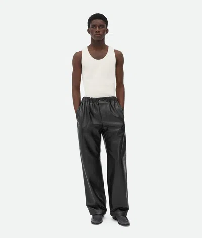 Bottega Veneta Lederhose In Black