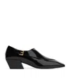 Bottega Veneta Okinawa Leather Monk Square-toe Loafers In Black