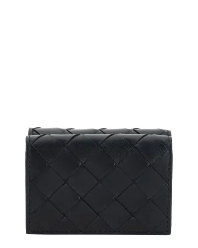 Bottega Veneta Intrecciato Trifold Wallet In Multicolor