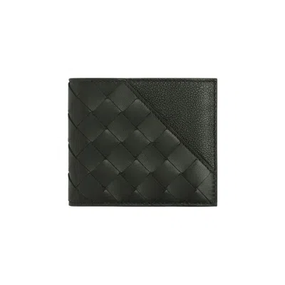 Pre-owned Bottega Veneta Leather Wallet 'dark Green/silver' | Men's Size Onesize