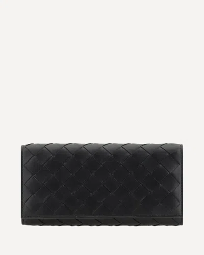 Bottega Veneta Leather Wallet Intrecciato