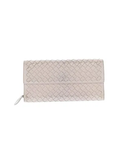 Pre-owned Bottega Veneta Leather Wallet In Tan