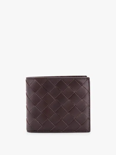 Bottega Veneta Leather Intrecciato Bifold Coin Wallet In Fondant