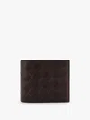 Bottega Veneta Leather Wallet With Intrecciato Motif In Brown
