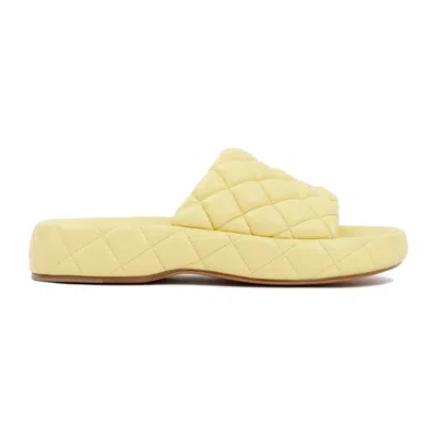 BOTTEGA VENETA BOTTEGA VENETA LEMONADE PADDED LEATHER SANDALS