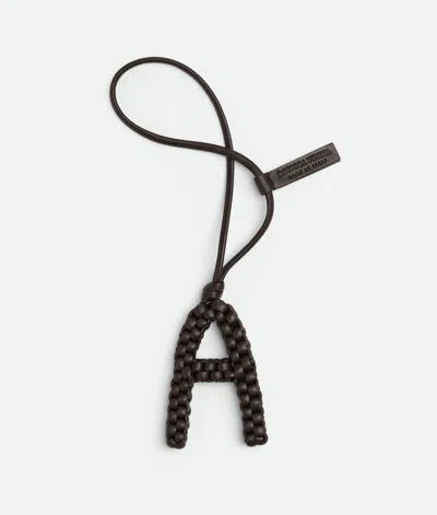 Bottega Veneta Letter A Charm In Black