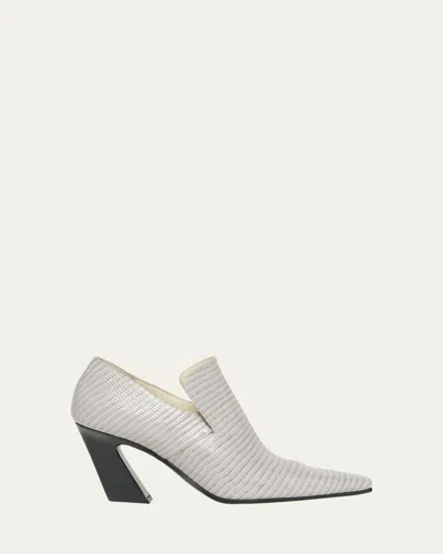 Bottega Veneta Lewis Pump In Sterling/black