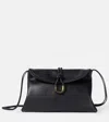 Bottega Veneta Medium Liberta Leather Shoulder Bag In Black