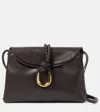Bottega Veneta Small Liberta Leather Shoulder Bag In Black
