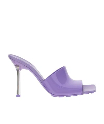 BOTTEGA VENETA BOTTEGA VENETA TRANSPARENT-STRAP HEELED SANDALS